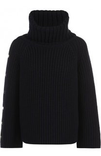 Свитер фактурной вязки свободного кроя HUGO