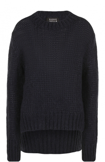 Пуловер фактурной вязки с круглым вырезом Markus Lupfer