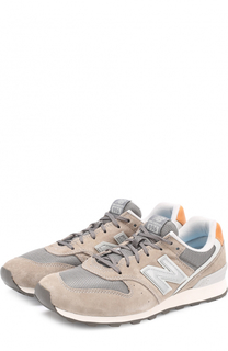 Замшевые кроссовки 996 с текстильной вставкой New Balance