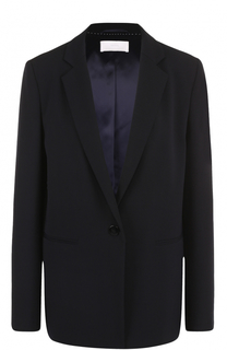 Удлиненный жакет прямого кроя на одной пуговице HUGO