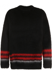 Шерстяной свитер с контрастной отделкой Loewe