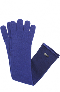 Удлиненные перчатки из шерсти и вискозы Armani Collezioni