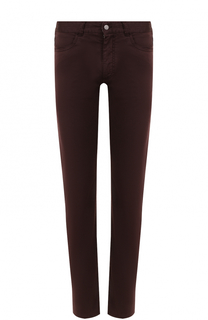 Хлопковые брюки прямого кроя Canali