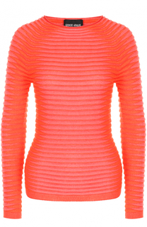 Пуловер фактурной вязки с круглым вырезом Giorgio Armani