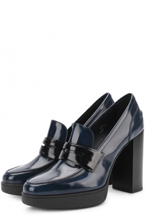 Лаковые туфли с перемычкой Tod’s