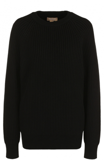Удлиненный кашемировый пуловер с круглым вырезом Michael Kors
