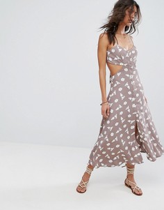 Платье миди с вырезами Flynn Skye Mallory - Мульти