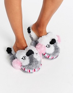 Слиперы-пингвины New Look - Серый