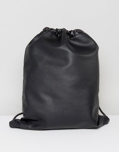 Черный рюкзак на затягивающемся шнурке Mi-Pac - Черный