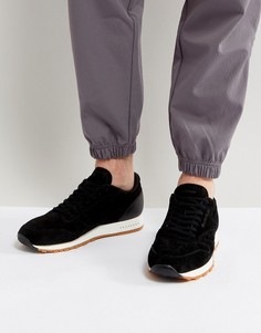 Черные классические замшевые кроссовки на каучуковой подошве Reebok BS7892 - Черный