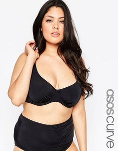 Бикини-топ на косточках ASOS CURVE Выбирай и комбинируй - Черный