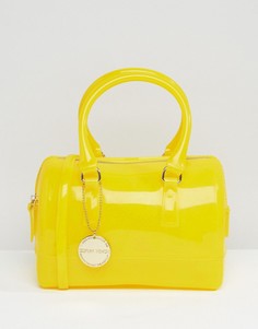 Небольшая пластиковая сумка с ручками Silvian Heach - Желтый