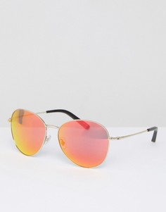 Солнцезащитные очки с красными затемненными стеклами Matthew Williamson - Красный