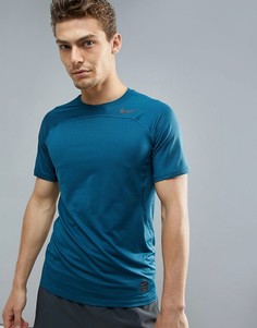 Синяя спортивная футболка Nike Pro HyperCool 828178-425 - Синий