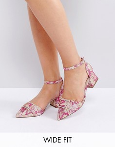 Туфли на каблуке для широкой стопы ASOS SAFFRON - Розовый