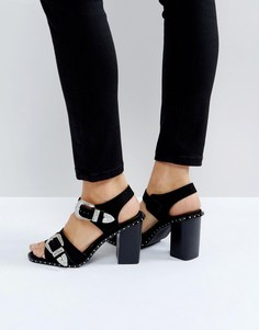 Сандалии в стиле вестерн ASOS TEXAS NIGHTS - Черный