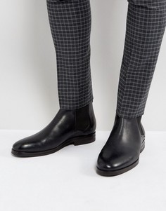 Черные кожаные ботинки челси Hudson London Tonti - Черный