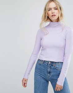 Трикотажный джемпер Weekday Lea - Фиолетовый