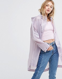 Куртка-дождевик Monki - Фиолетовый