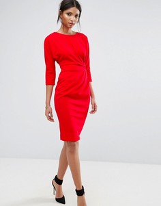 Платье-футляр с рукавами 3/4 City Goddess - Красный