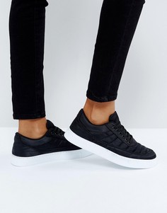 Черные атласные кроссовки со вставками New Look - Черный