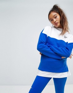Синий свитшот с высоким воротом Reebok Classics Lost & Found - Синий