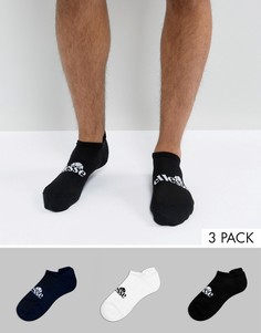 Набор из 3 пар невидимых носков Ellesse - Мульти
