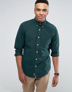 Темно-зеленая оксфордская рубашка слим Abercrombie & Fitch - Зеленый