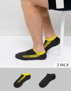 Комплект из 2 пар носков для кроссовок Puma - Черный