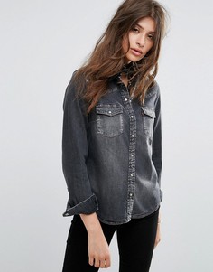 Джинсовая рубашка в стиле вестерн Levis - Синий