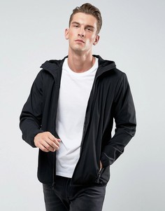 Черная легкая нейлоновая куртка с капюшоном Abercrombie & Fitch - Черный