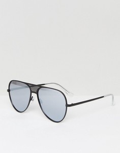 Черные солнцезащитные очки-авиаторы Quay Australia X Kylie Jenner Iconic - Черный