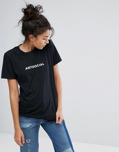 Футболка Adolescent Clothing Antisocial - Черный
