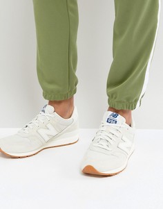 Бежевые замшевые кроссовки New Balance 996 MRL996KT - Бежевый