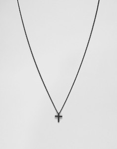 Черное ожерелье Mister Crucis - Черный