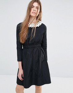 Платье со съемным воротником Vanessa Bruno Athe - Черный