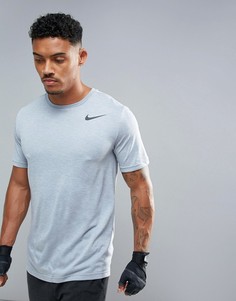 Серая футболка Nike Training Pro HyperDry 832835-043 - Белый