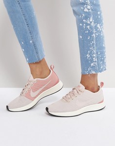 Розовые двухцветные кроссовки Nike - Розовый