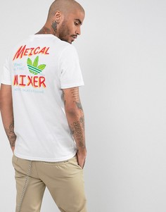 Белая футболка с принтом adidas Skateboarding BR4948 - Белый