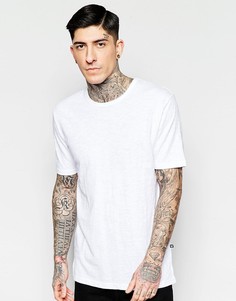 Белая меланжевая футболка из хлопка Minimum - Белый