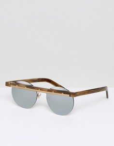 Круглые солнцезащитные очки Han Kjobenhavn - Коричневый