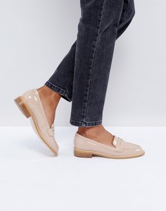 Лоферы на плоской подошве ASOS MUNCH - Бежевый