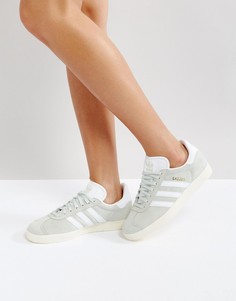 Светло-зеленые кроссовки adidas Originals Gazelle - Зеленый