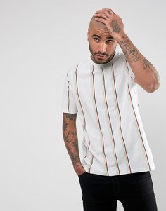 Футболка в вертикальную полоску ASOS - Белый