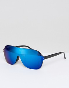 Черные солнцезащитные очки-маска Jeepers Peepers - Черный
