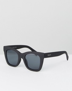 Черные солнцезащитные очки «кошачий глаз» Quay Australia After Hours - Черный