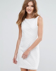 Свободное платье без рукавов с карманом Lavand - Белый