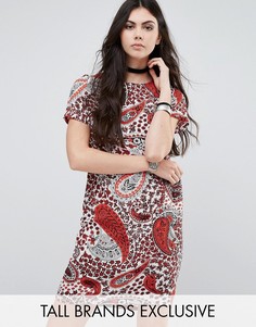 Цельнокройное платье с принтом пейсли Glamorous Tall - Мульти