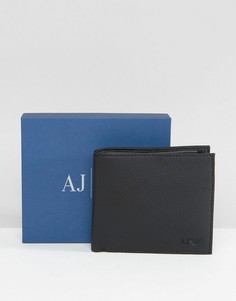 Бумажник с отделением для монет Armani Jeans - Черный