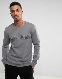 Свитшот с логотипом Calvin Klein - Серый